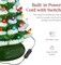 15in Ceramic Christmas Tree Pre-Lit Tabletop Holiday Tree with Star Topper and Multicolored Bulbs